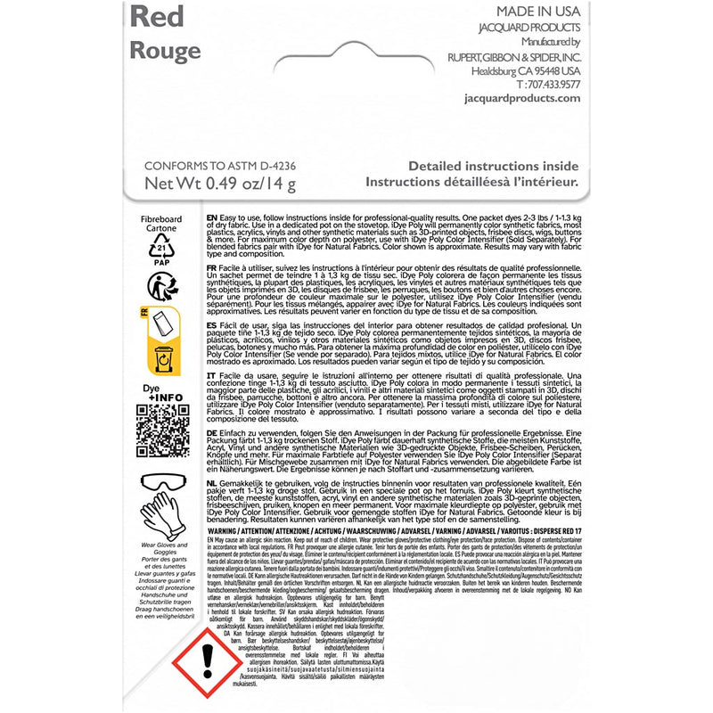 Afbeelding laden in galerijviewer, Https: www.cchobby.nl idye-poly-rood-14-gr-1-doos
