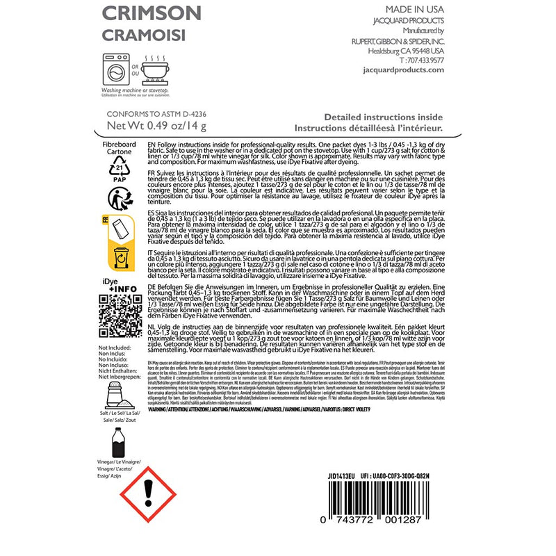 Afbeelding laden in galerijviewer, Https: www.cchobby.nl idye-voor-natuurlijke-stoffen-crimson-090-14-gr-1-doos
