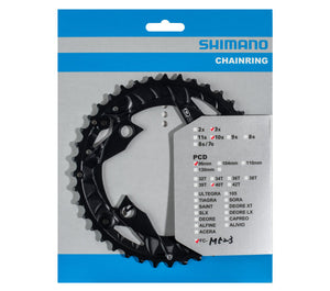 Shimano Kettingblad 40T FC-MT500 FC-M523 (AN) 10 speed zwart
