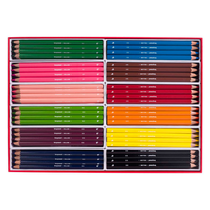 Afbeelding laden in galerijviewer, Bruynzeel mega kleurpotlodenset, 12x12 kleuren
