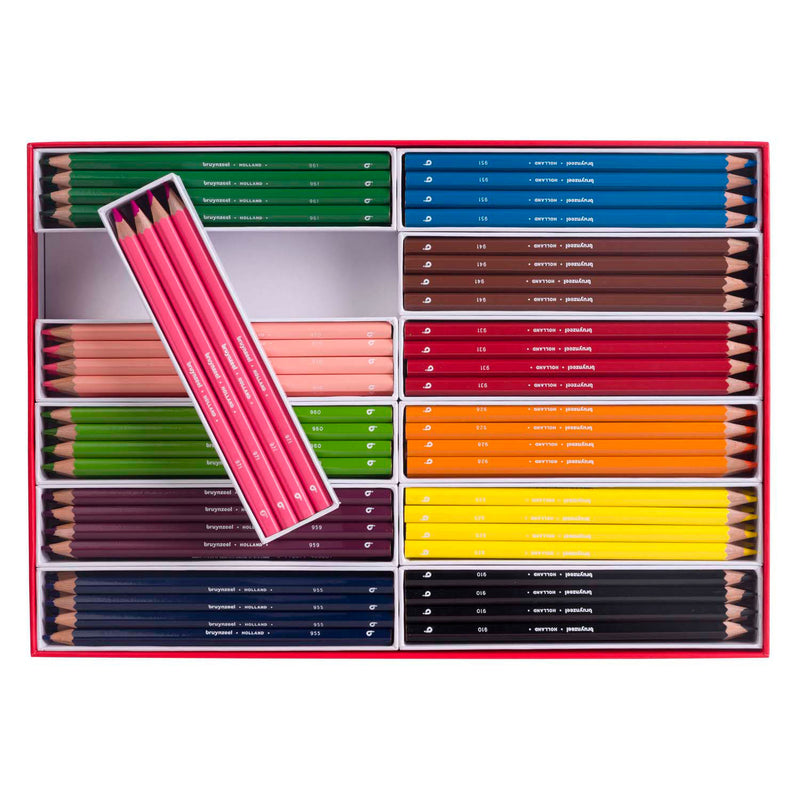 Afbeelding laden in galerijviewer, Bruynzeel mega kleurpotlodenset, 12x12 kleuren
