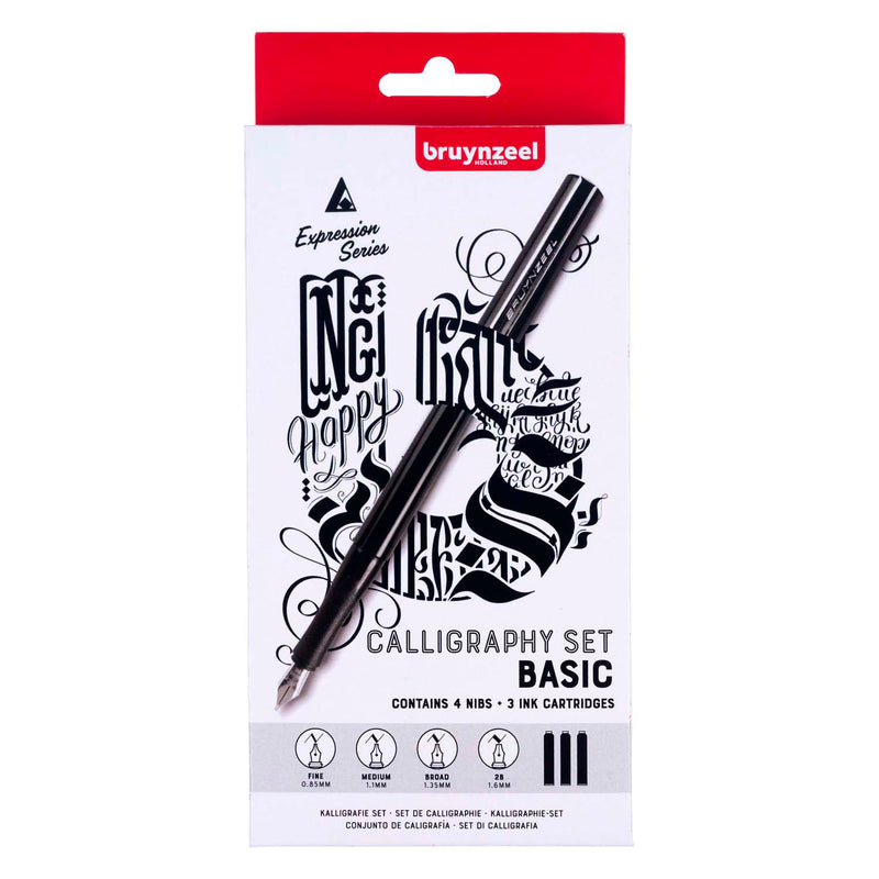 Afbeelding laden in galerijviewer, Bruynzeel kalligrafieset 8-delig
