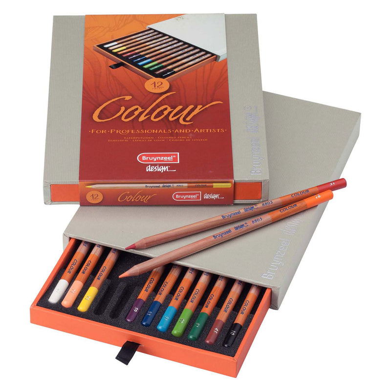 Afbeelding laden in galerijviewer, Bruynzeel colour box 12 kleurpotloden

