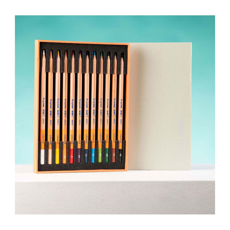 Afbeelding laden in galerijviewer, Bruynzeel colour box 12 kleurpotloden
