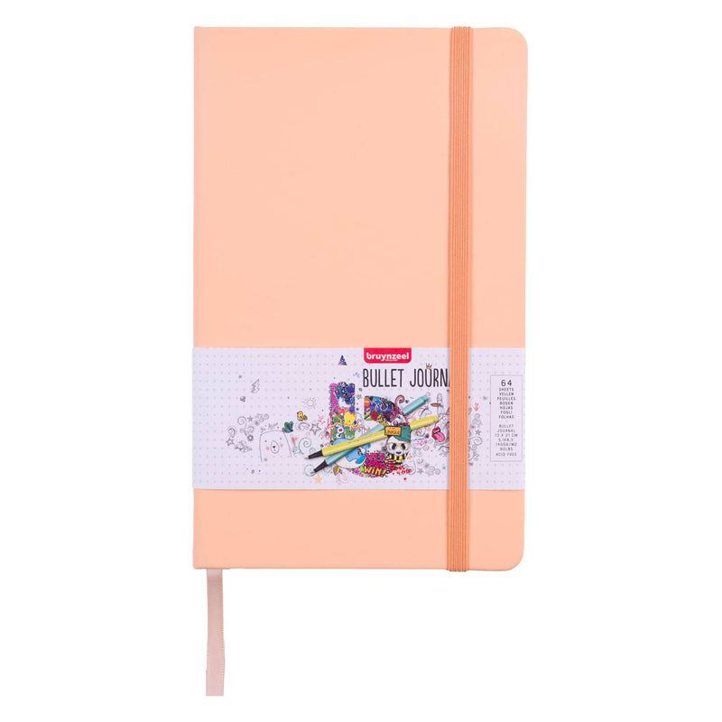 Afbeelding laden in galerijviewer, Bruynzeel bullet journal perzik 13c21cm, 140 g m 64 vellen
