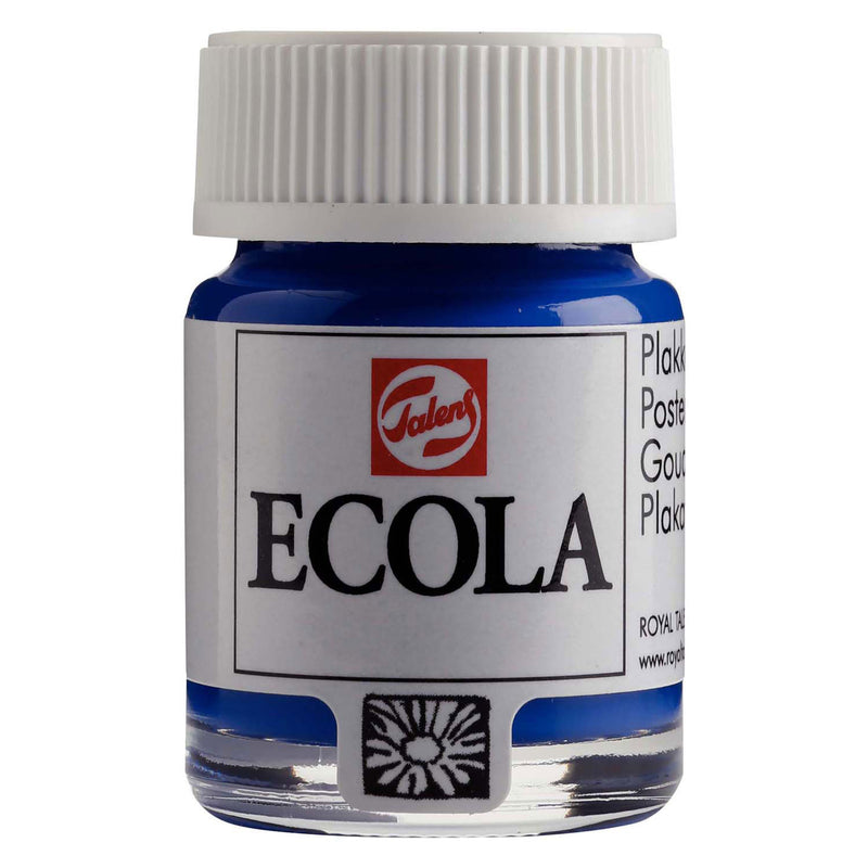 Afbeelding laden in galerijviewer, Bruynzeel ecola plakkaatverf fles 16ml donkerblauw 502
