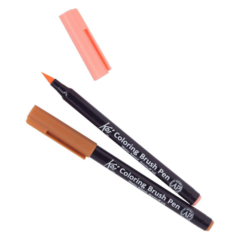 Afbeelding laden in galerijviewer, Sakura unieke manga-coll. van 6 koi colouring penseel pens
