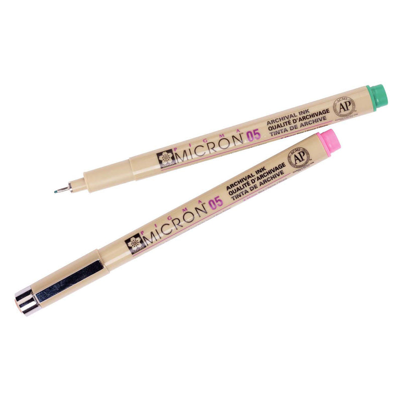 Afbeelding laden in galerijviewer, Sakura pigma micron 05 fineliners etui - 9 kleuren - 0.45mm
