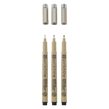 Sakura pigma micron etui 3 fineliners zwart 08-10-12 breed
