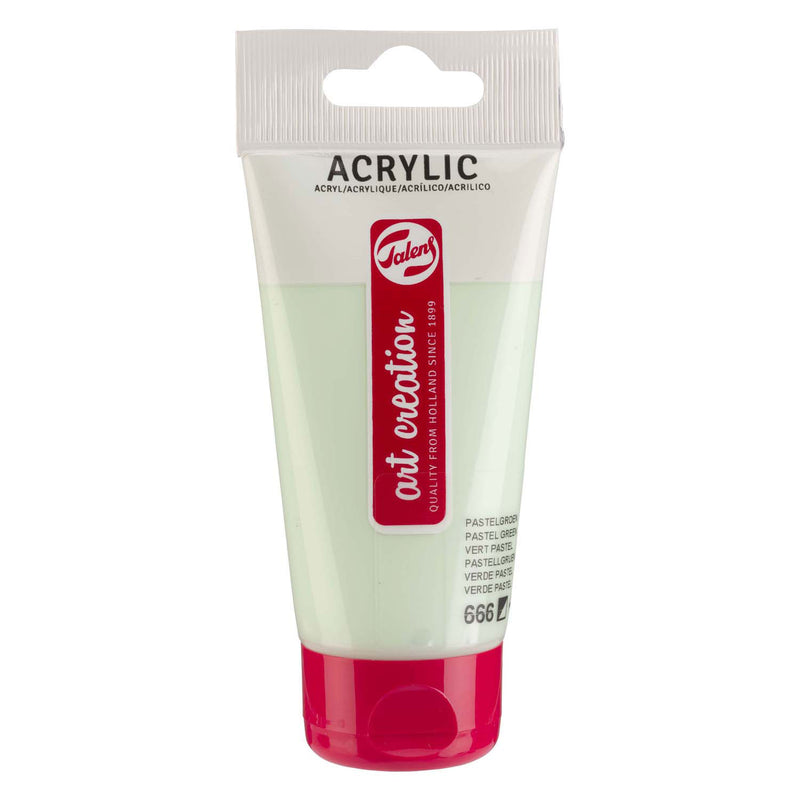 Afbeelding laden in galerijviewer, Talens art creation acrylverf tube 75ml pastelgroen 666

