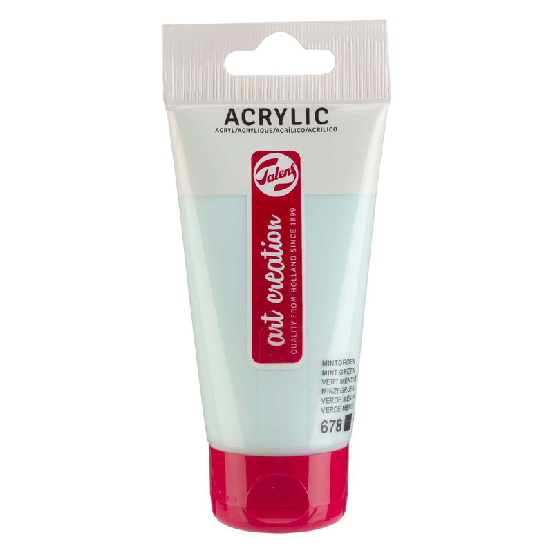 Afbeelding laden in galerijviewer, Talens art creation acrylverf tube 75ml mintgroen 678
