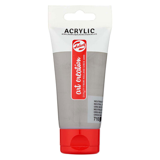 Talens art creation acrylverf tube 75ml neutraalgrijs 710