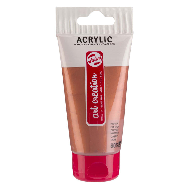 Afbeelding laden in galerijviewer, Talens art creation acrylverf tube 75ml koper 805
