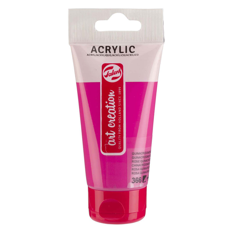Afbeelding laden in galerijviewer, Talens art creation acrylverf tube 75ml quinacridoneroze
