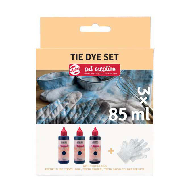 Afbeelding laden in galerijviewer, Talens art creation tie-dye set zwart, 3x85 ml
