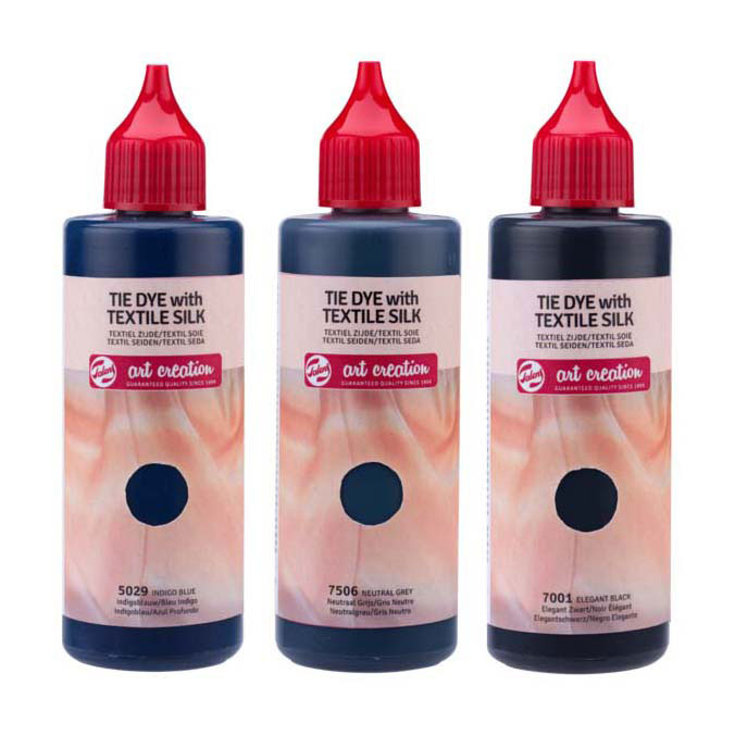 Afbeelding laden in galerijviewer, Talens art creation tie-dye set zwart, 3x85 ml
