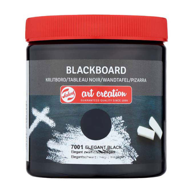 Afbeelding laden in galerijviewer, Talens art creation krijtbord pot 250ml elegant zwart 7001
