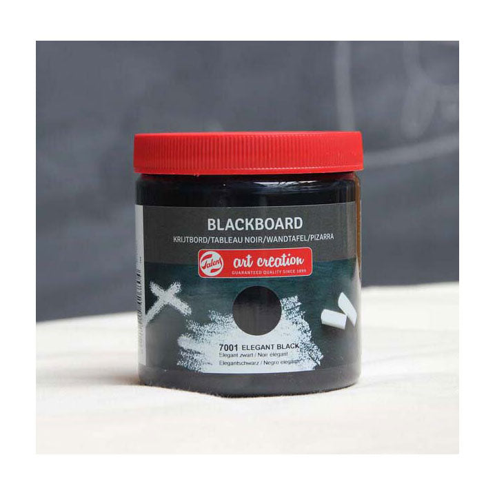 Afbeelding laden in galerijviewer, Talens art creation krijtbord pot 250ml elegant zwart 7001
