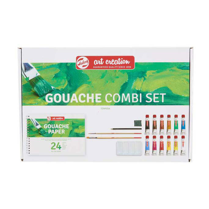 Afbeelding laden in galerijviewer, Talens art creation gouache combiset 12x12ml
