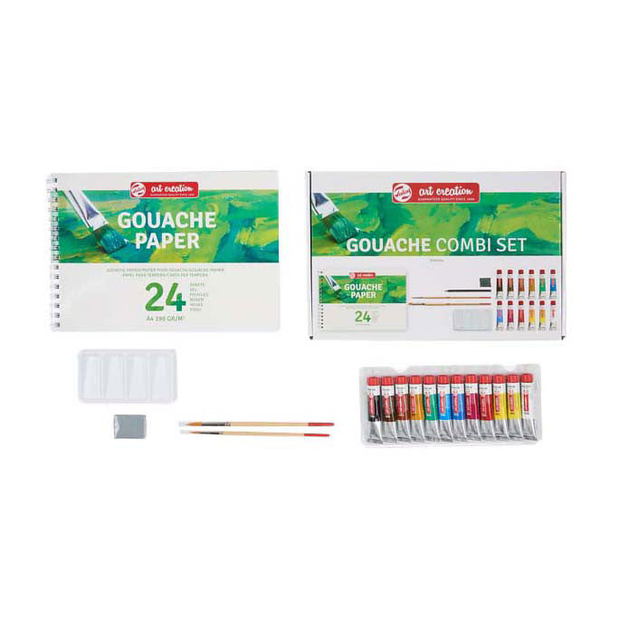 Afbeelding laden in galerijviewer, Talens art creation gouache combiset 12x12ml
