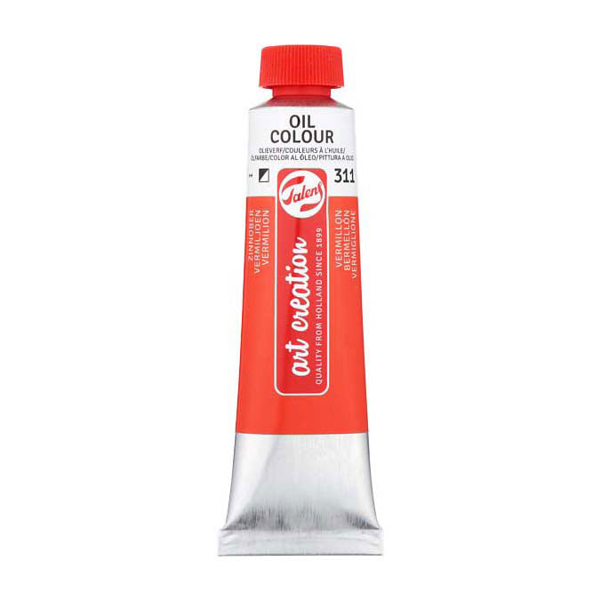 Afbeelding laden in galerijviewer, Talens art creation olieverf tube 40ml vermiljoen 311
