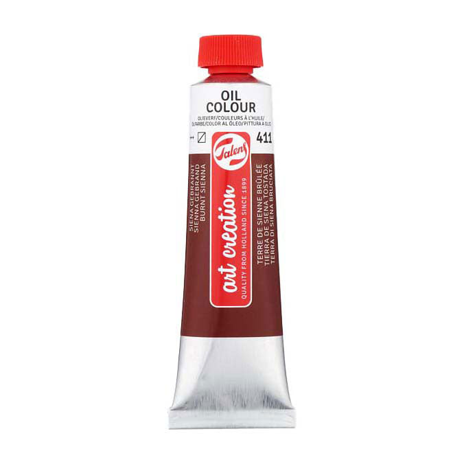Afbeelding laden in galerijviewer, Talens art creation olieverf tube 40ml sienna gebrand 411
