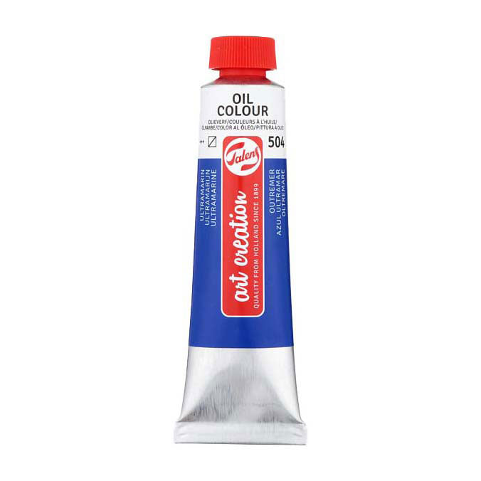 Afbeelding laden in galerijviewer, Talens art creation olieverf tube 40ml ultramarijn 504
