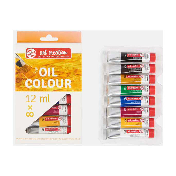Afbeelding laden in galerijviewer, Talens art creation olieverfset 8x12ml
