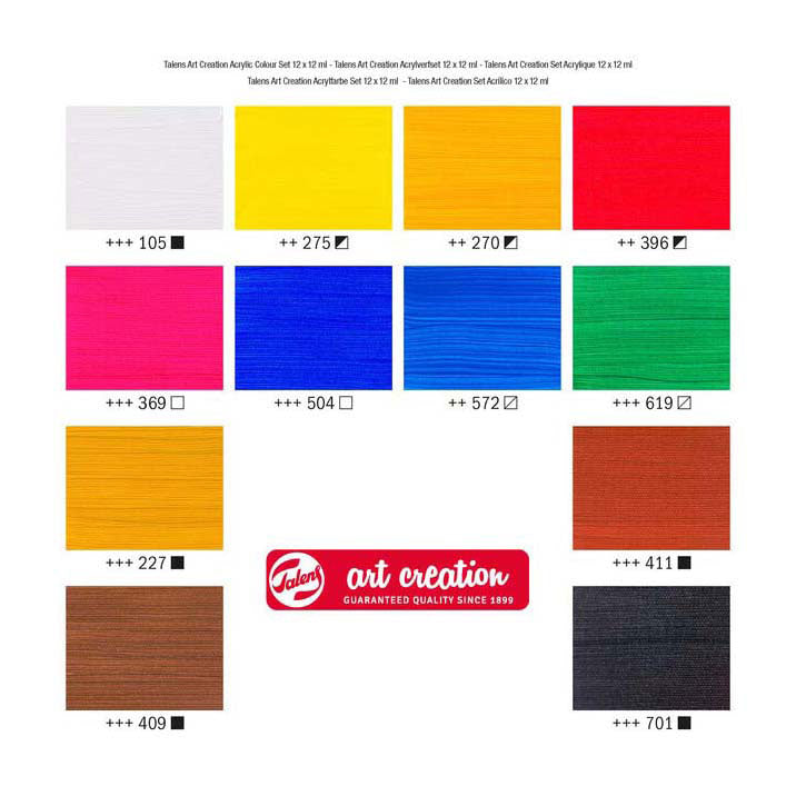 Afbeelding laden in galerijviewer, Talens art creation acrylverf set | 12 x 12 ml
