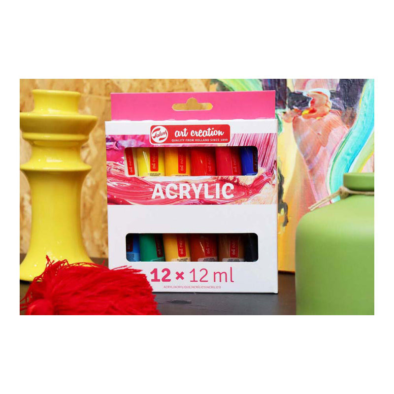 Afbeelding laden in galerijviewer, Talens art creation acrylverf set | 12 x 12 ml

