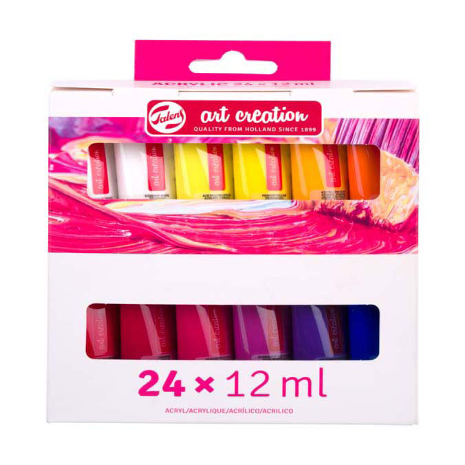 Afbeelding laden in galerijviewer, Talens art creation acrylverf set, 24x12ml
