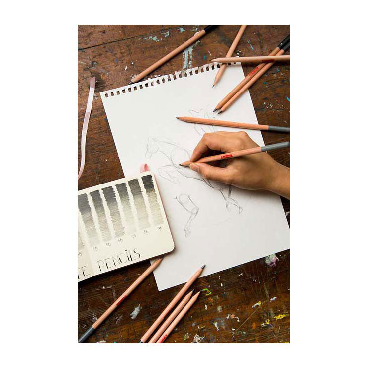 Afbeelding laden in galerijviewer, Talens art creation grafietpotloden set 12
