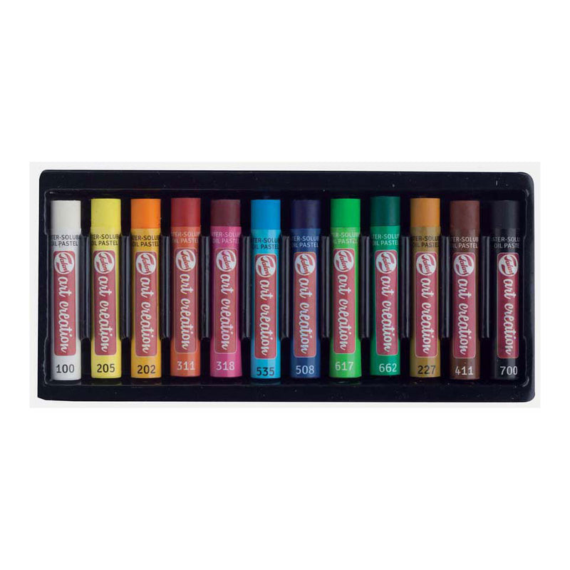 Afbeelding laden in galerijviewer, Talens art creation wateroplosbare oliepastels set 12
