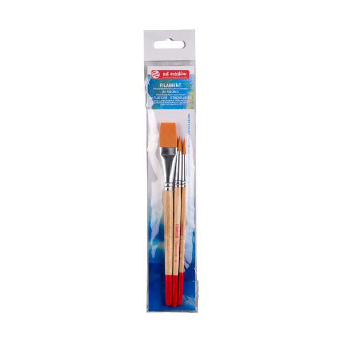 Afbeelding laden in galerijviewer, Talens art creation aquarelpenselenset van 3 - polyester

