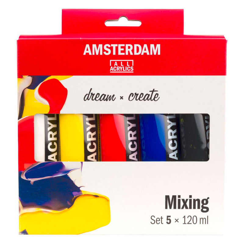 Afbeelding laden in galerijviewer, Bruynzeel amsterdam standard series acrylverf mengset 120ml, 5dlg.
