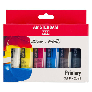 Amsterdam standard series acrylverf primaire set | 6 × 20 ml