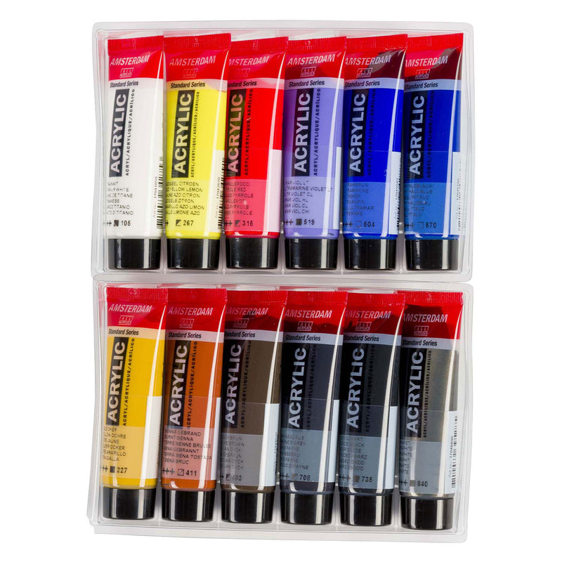Afbeelding laden in galerijviewer, Bruynzeel amsterdam standard series acrylverf urban landschap set 20ml, 12dlg.
