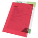 L-hoezen leitz rood a4 100 stuks