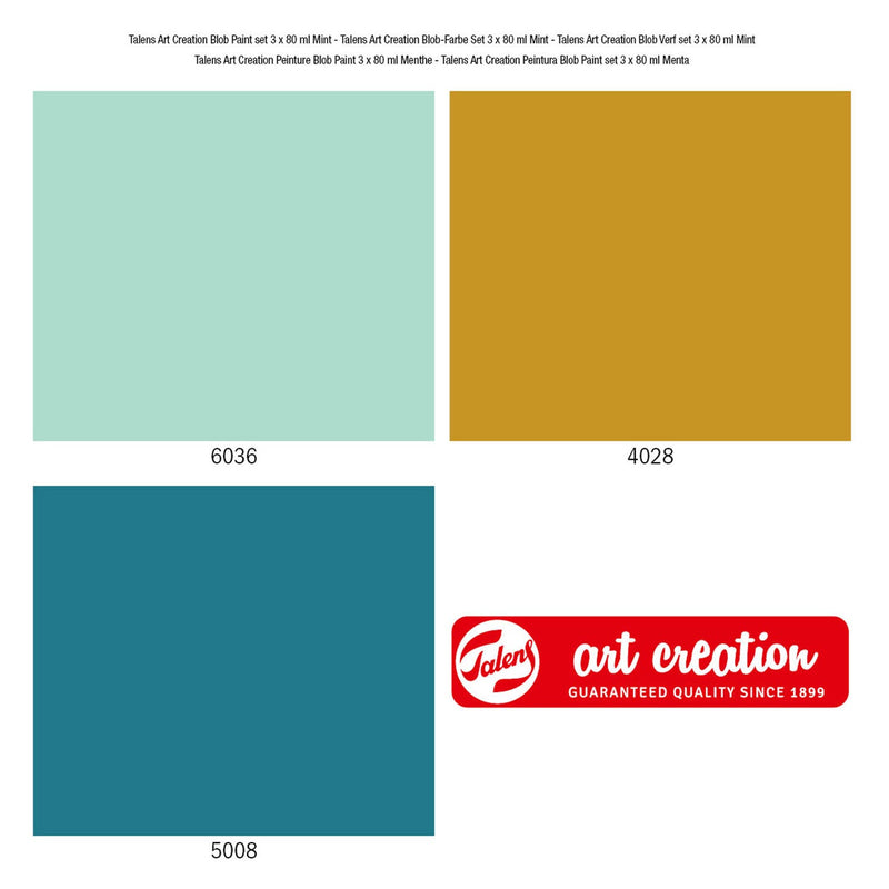 Afbeelding laden in galerijviewer, Talens art creation blobverf mint, 3dlg.
