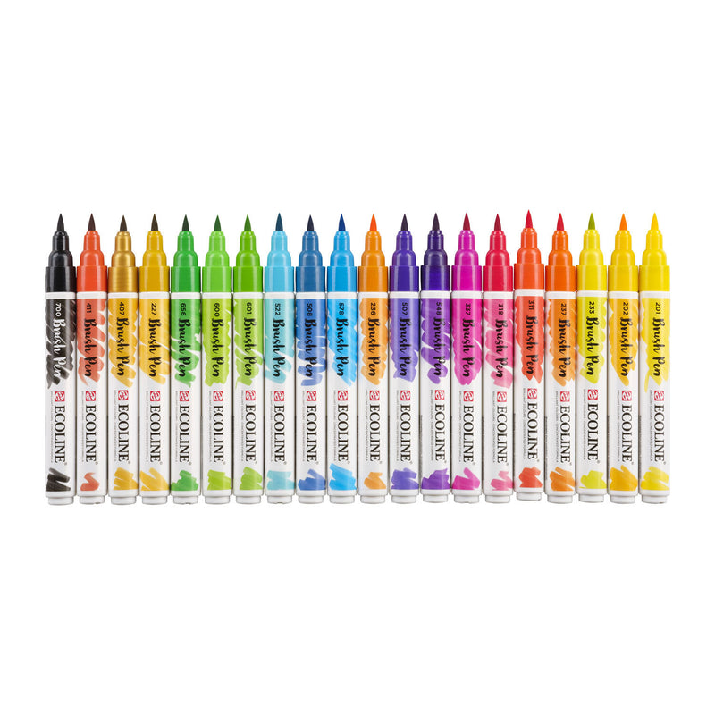 Afbeelding laden in galerijviewer, Talens Ecoline Brush Pen, 20st.
