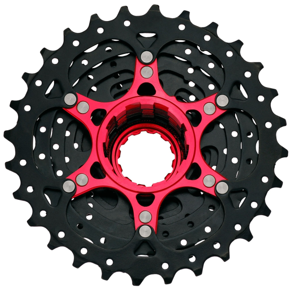 Afbeelding laden in galerijviewer, Sunrace cassette 10 speed csrx0 11-25t - zwart
