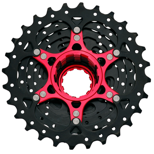 Sunrace cassette 10 speed csrx0 11-25t - zwart