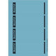 Ordnerrugetiketten leitz blauw 100 stuks