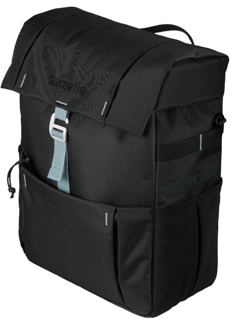 Gazelle enkele fietstas - black light olive