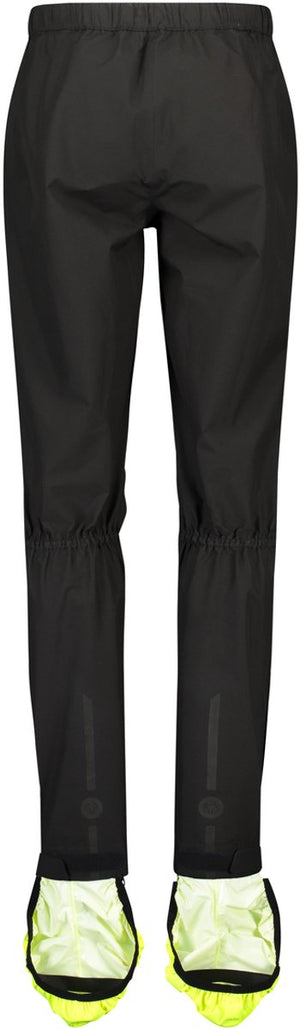 Agu compact commuter - regenbroek heren - fietsbroek voor e-bike - waterdicht 10.000 mm - ademend - reflecterend - met overschoenen - m - zwart
