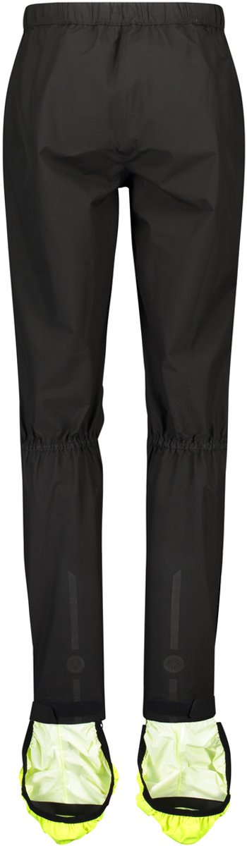 Agu compact commuter - regenbroek - heren - xxl - zwart - waterdicht - 10.000 mm - reflecterende details - met overschoenen - ademend
