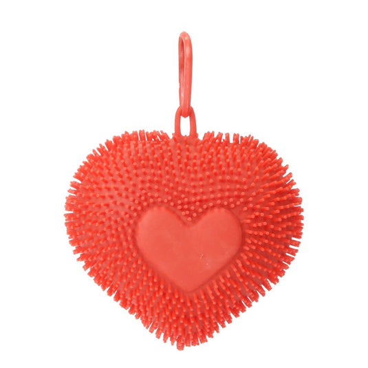Toi-toys pufferz sleutelhanger pufferbal hart 7cm 50gr 6 assorti