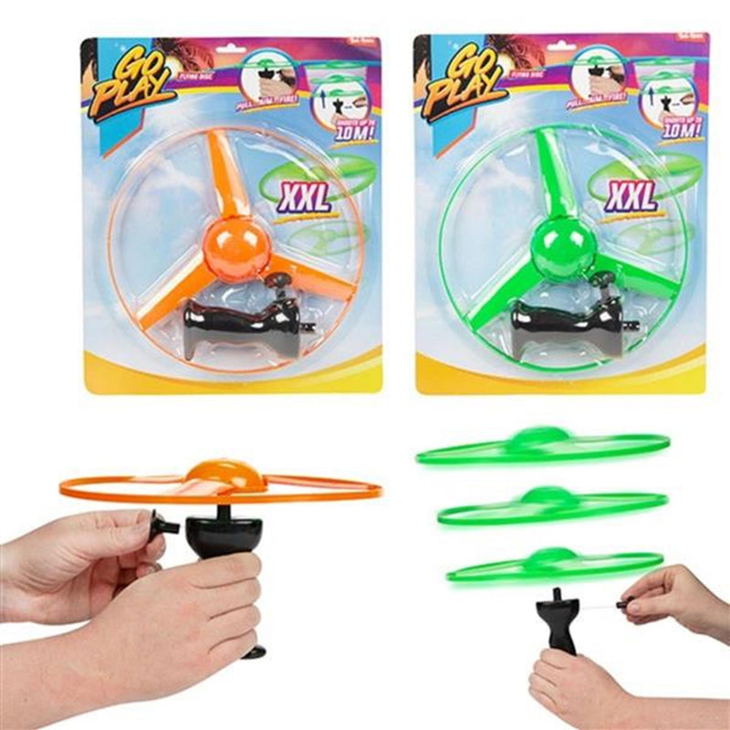 Afbeelding laden in galerijviewer, Toi-toys toi toys go play helikopterschijf afschieter 24cm 2 assorti
