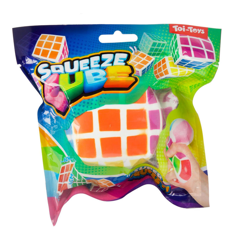 Afbeelding laden in galerijviewer, Toi-toys fun knijpkubus magische puzzel 6cm
