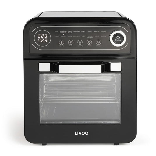 Livoo airfryer oven 1600 w 12 l zwart
